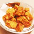 ♪ももこママ♪'s cooksnap of when they made なんちゃってもおいしい高野豆腐の唐揚げ.