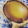 YONPO's cooksnap of when they made 簡単☆抹茶のバスク風チーズケーキ.