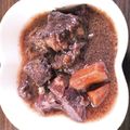 クック航海長's cooksnap of when they made 牛肉の赤ワイン煮- ブルゴーニュ風.