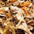 ☆春妃☆'s cooksnap of when they made シャキシャキ☆豚♪ごぼう♪もやし炒め.