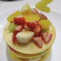 フレンチブルブル's cooksnap of when they made パンケーキで☆２歳のバースデーケーキ.