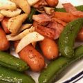 のらむーちょ's cooksnap of when they made スナップエンドウ茹で方.