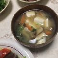 明日の風☆'s cooksnap of when they made いつもの味噌汁。.
