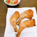 食を愛するママ寮母's cooksnap of when they made オーブンで簡単♪ローストチキン.