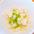 プー♡'s cooksnap of when they made 簡単♪鶏がらスープの素で大根の即席漬け.