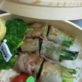 M130018's cooksnap of when they made あと一品！豚バラのネギ巻き♫.