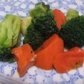 きらり流れ星's cooksnap of when they made 簡単温野菜　♪にんじん＆ブロッコリー♪.