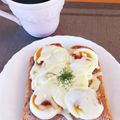 ♡sayulily♡'s cooksnap of when they made 簡単　甘いみそ玉子トースト.