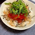 ボブ♪'s cooksnap of when they made 【男飯】すじこ丼【検索1位】.