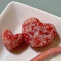 キンプリ's cooksnap of when they made お弁当に☆ハートのカニカマ☆クッキー型で.