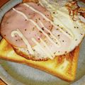 ブランシュkuu's cooksnap of when they made 冷凍作りおきOK！目玉焼きトースト.