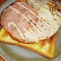 ブランシュkuu's cooksnap of when they made 冷凍作りおきOK！目玉焼きトースト.