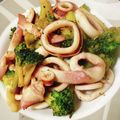 宮田亮介＠りょうちん's cooksnap of when they made イカとブロッコリーの塩バター炒め.