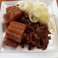 yumelon88's cooksnap of when they made 赤味噌で♪牛すじとこんにゃくのどて煮♪.