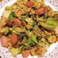 みちばたの花's cooksnap of when they made ☆キャベツとウィンナーの卵とじ☆.