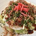 クック5E2Q86☆'s cooksnap of when they made もちもち米粉のお好み焼き.