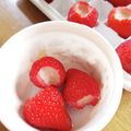 くまぴこ222's cooksnap of when they made いちご練乳アイス＊゜.