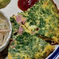 NACHIMAE's cooksnap of when they made 小松菜チーズ入りオムレツ.