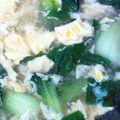 ☆ayami☆26's cooksnap of when they made チンゲン菜とふわふわ卵の中華スープ.