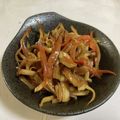 papikun's cooksnap of when they made 栄養を丸ごと摂取！大根の皮★きんぴら大根.