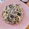 かわゆう1211's cooksnap of when they made しらすと海苔のクリームパスタ.