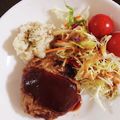 sayacarta's cooksnap of when they made クリーミー里芋入り✧ハンバーグ.