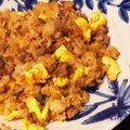 たろべちゃん's cooksnap of when they made 少ない材料でひき肉炒飯！.