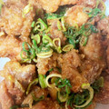 тakuмasa✩。's cooksnap of when they made ねぎまみれ！揚げない鶏の唐揚げ.