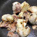 Sac’HiNa's cooksnap of when they made 皮むき簡単♬里芋と豚肉のごま味噌炒め☆.