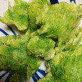 ツノトモ's cooksnap of when they made 沖縄の春！生アーサーのかき揚げ天ぷら.