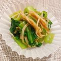 ＊＊めろん＊＊'s cooksnap of when they made チンゲン菜とえのきのお浸し.
