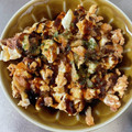 hadukisann's cooksnap of when they made 簡単！卵白とキムチのお好焼き風おつまみ♡.