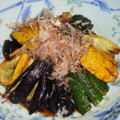 mogumokura's cooksnap of when they made ナスとズッキーニの揚げ浸し.