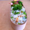 hiroerico's cooksnap of when they made 菜の花と桜えびのバター醤油混ぜごはん.