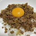 クックU7GKN9☆'s cooksnap of when they made ひとりランチ☆甘辛そぼろ丼.