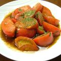 ヌーシ's cooksnap of when they made トマトのバルサミコ酢炒め.