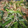 だぁしま's cooksnap of when they made 牛こまと小松菜のオイスターソース炒め.