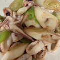 snow012's cooksnap of when they made やりイカと長葱の中華風塩炒め.