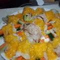 ★ぶらいあん☆'s cooksnap of when they made 冷製☆豚しゃぶロールマンゴーソースがけ.