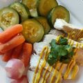 Lake☆Erie's cooksnap of when they made 蒸し鶏のハニーマスタードソースがけ.