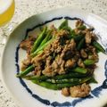 pali's cooksnap of when they made ✿豚肉といんげんのナンプラー炒め.