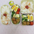 みかかめ's cooksnap of when they made 厚揚げと小松菜と卵のめんつゆ炒め.
