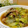 ルパンのかあさん☆彡's cooksnap of when they made ☆白菜と豚肉のネギだれ☆フライパン蒸し.