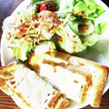 えめしー♡'s cooksnap of when they made 厚揚げクレイジーガーリックトースト.