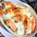 さくらパンダ♡'s cooksnap of when they made 鮭とほうれんそうのクリームドリア.