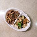 linhua's cooksnap of when they made 厚揚げと小松菜と卵のめんつゆ炒め.