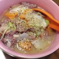 akotango's cooksnap of when they made 韓国美肌スープ＠牛テールのコムタンクッパ.