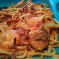 か な き ち's cooksnap of when they made ♡プリッと海老のトマトクリームパスタ.