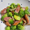 ぽぷりんご's cooksnap of when they made 簡単☆芽キャベツのベーコン炒め.