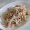 きらり流れ星's cooksnap of when they made 白菜とお魚ソーセージのサラダ.